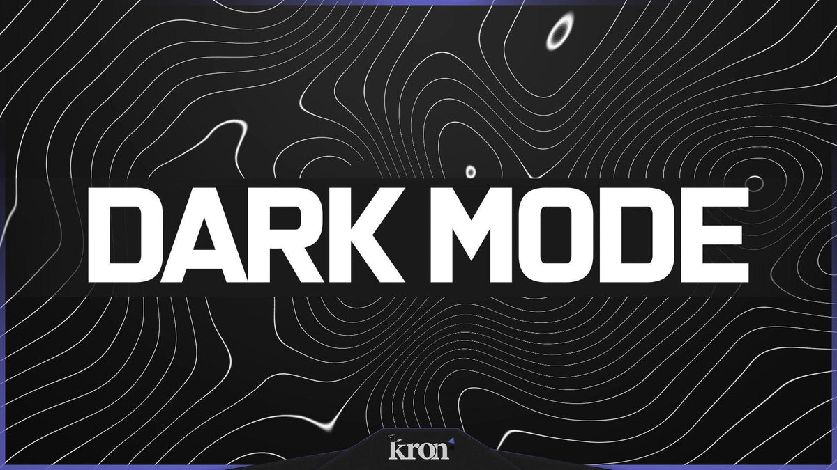 Dark Mode Stream Overlay for Twitch with dark gray tones, flowing lines and sleek futuristic technology aesthetic